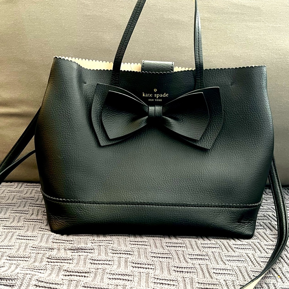 Kate Spade black bow purse